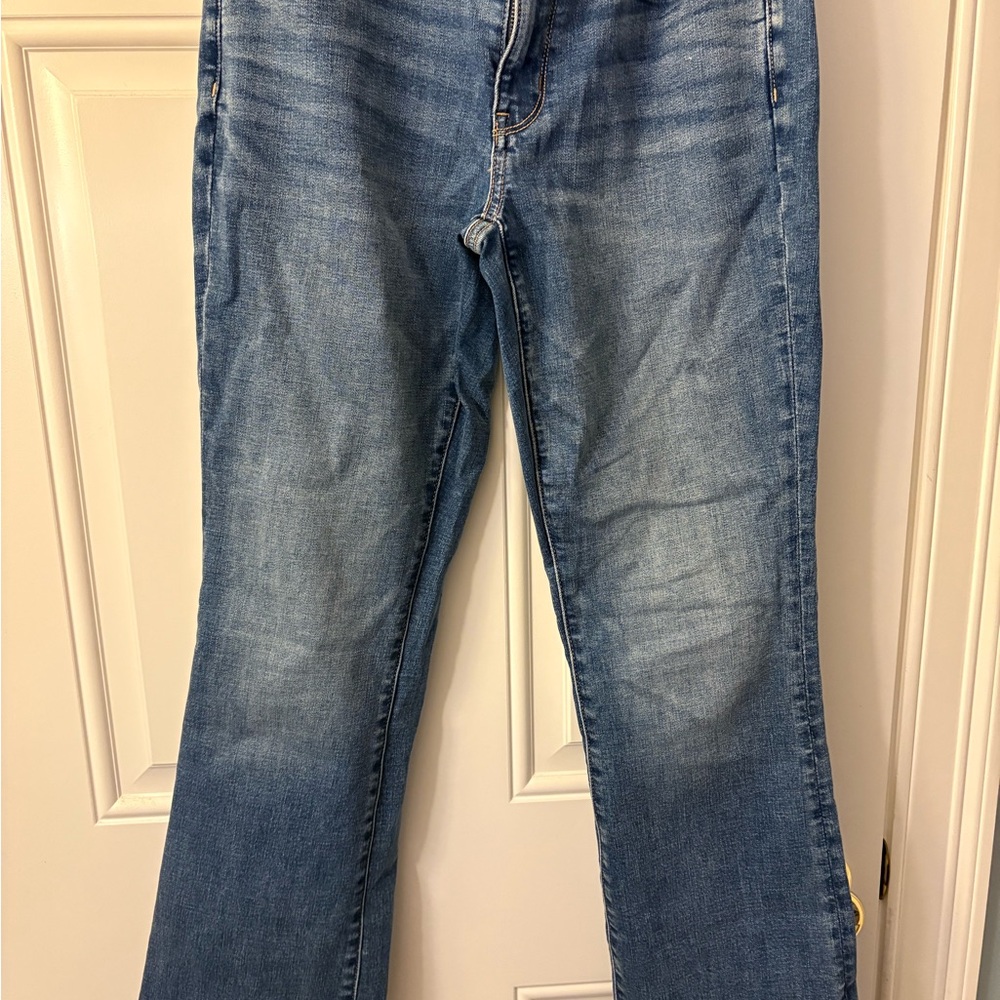 American Eagle Curvy High Rise Skinny Kick Jeans Size 6 Next Level Stretch